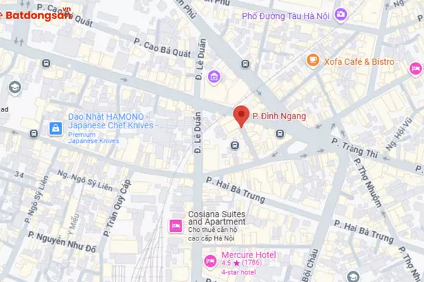 Phố Đình Ngang: Vị Trí, Giao Thông Và Bất Động Sản Xung Quanh