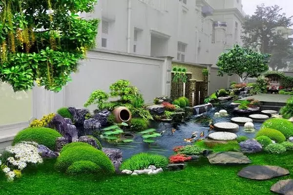 Hai kiểu trang trí "nước" trong vườn theo phong thuỷ