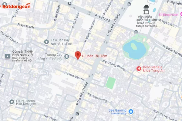 Phố Đoàn Thị Điểm: Vị Trí, Giao Thông Và Bất Động Sản Xung Quanh