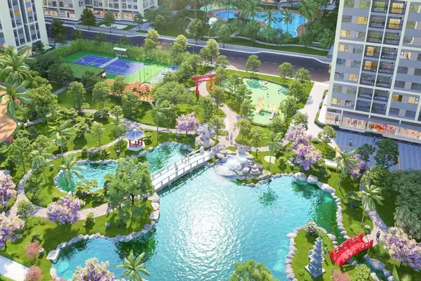 Không gian sống tiện nghi tại The Origami Park