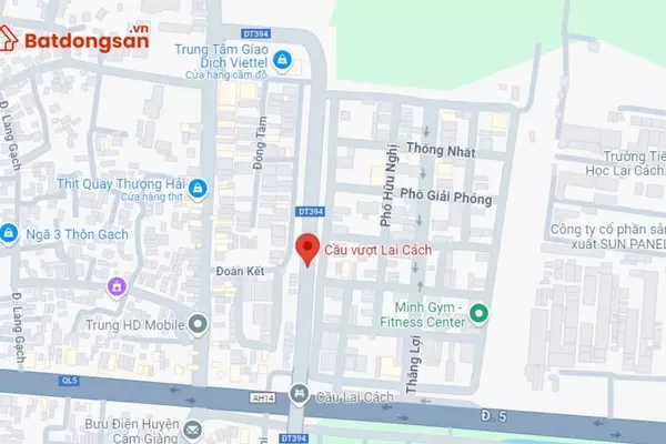 Cầu vượt Lai Cách: Vị trí, giao thông và bất động sản xung quanh