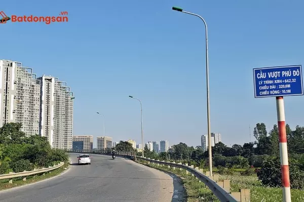 Cầu vượt Phú Đô: Vị trí, giao thông và bất động sản xung quanh