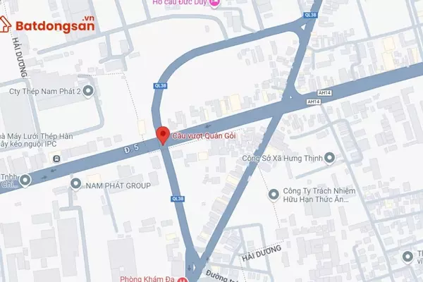 Cầu vượt Quán Gỏi: Vị trí, giao thông và bất động sản xung quanh