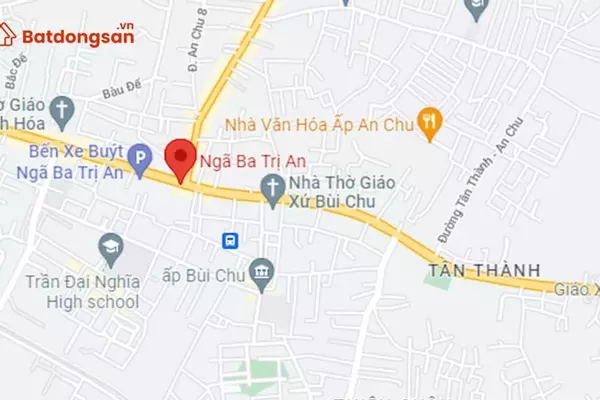 Ngã ba Trị An: Vị trí, giao thông và bất động sản xung quanh