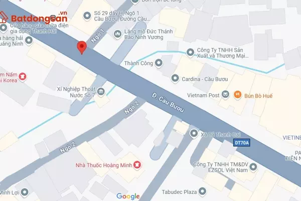 Ngõ 1 Cầu Bươu: Vị trí, giao thông và bất động sản xung quanh