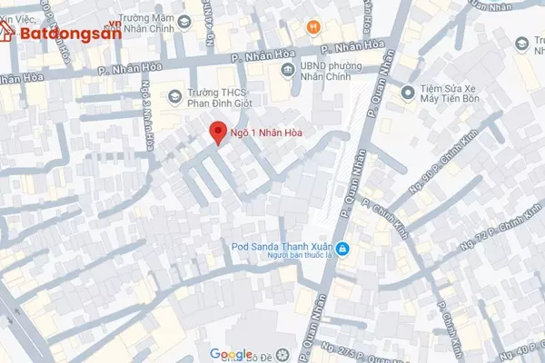 Ngõ 1 Nhân Hòa: Vị trí, giao thông và bất động sản xung quanh