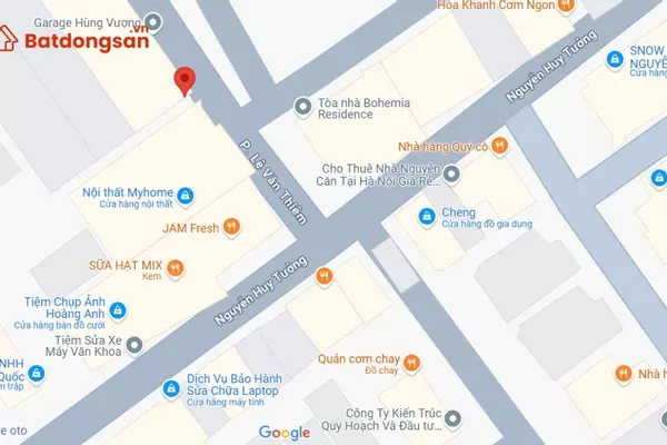 Ngõ 1 Lê Văn Thiêm: Vị trí, giao thông và bất động sản xung quanh