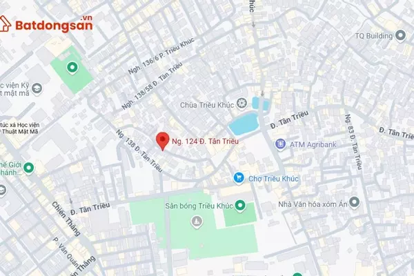 Ngõ 124 đường Tân Triều: Vị trí, giao thông và bất động sản xung quanh