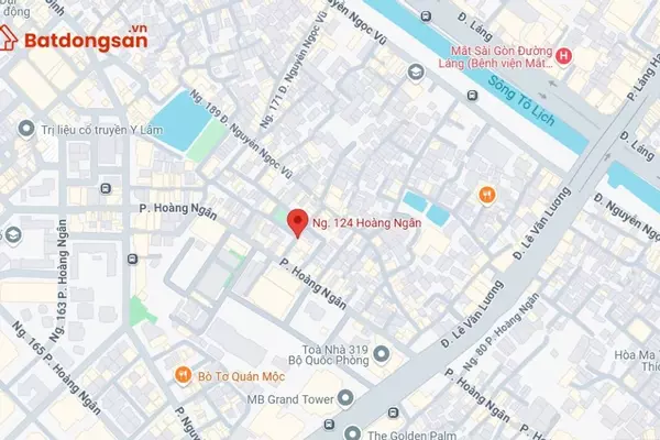 Ngõ 124 Hoàng Ngân: Vị trí, giao thông và bất động sản xung quanh
