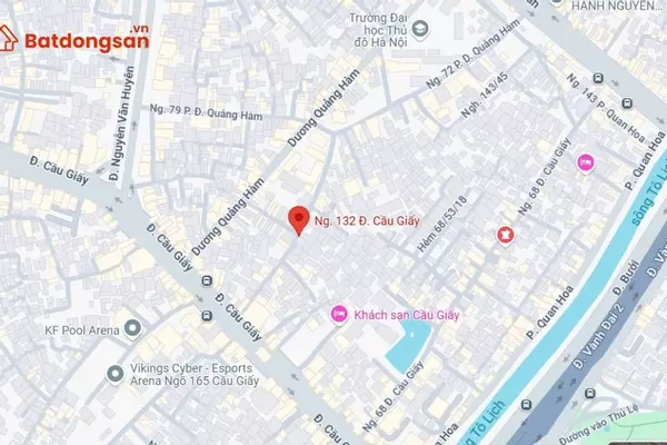 Ngõ 132 đường Cầu Giấy: Vị trí, giao thông và bất động sản xung quanh