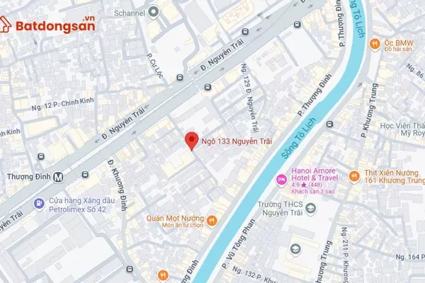Ngõ 133 Nguyễn Trãi: Vị trí, giao thông và bất động sản xung quanh