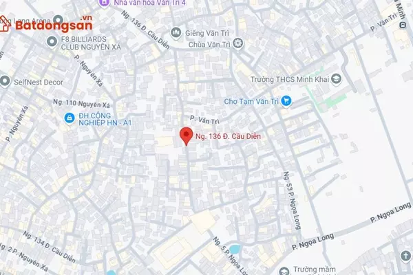 Ngõ 136 đường Cầu Diễn: Vị trí, giao thông và bất động sản xung quanh