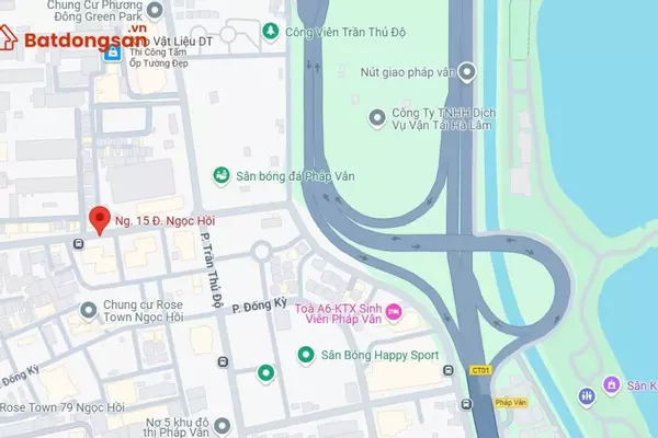 Ngõ 15 đường Ngọc Hồi: Vị trí, giao thông và bất động sản xung quanh