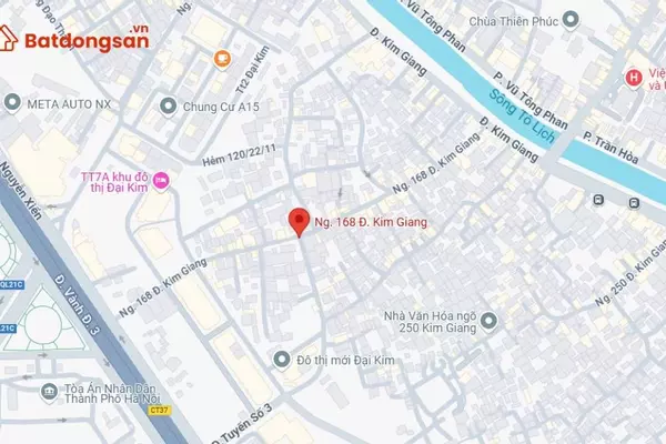 Ngõ 168 đường Kim Giang: Vị trí, giao thông và bất động sản xung quanh