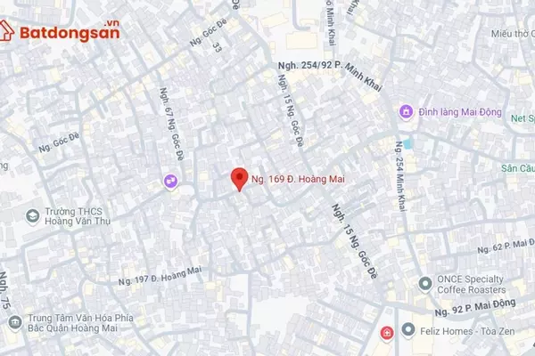 Ngõ 169 đường Hoàng Mai: Vị trí, giao thông và bất động sản xung quanh