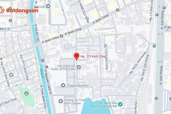 Ngõ 175 Định Công: Vị trí, giao thông và bất động sản xung quanh