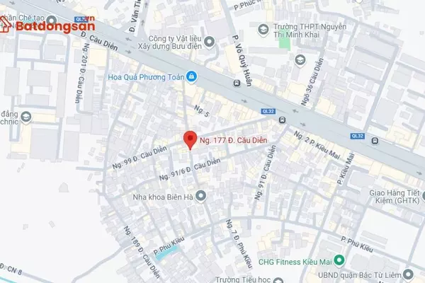 Ngõ 177 đường Cầu Diễn: Vị trí, giao thông và bất động sản xung quanh