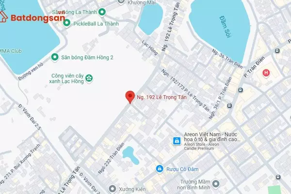 Ngõ 192 Lê Trọng Tấn: Vị trí, giao thông và bất động sản xung quanh