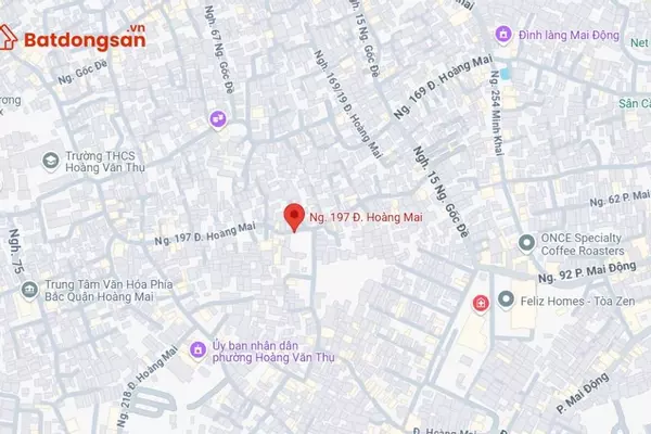 Ngõ 197 đường Hoàng Mai: Vị trí, giao thông và bất động sản xung quanh