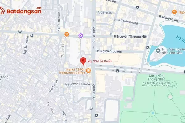 Ngõ 224 Lê Duẩn: Vị trí, giao thông và bất động sản xung quanh