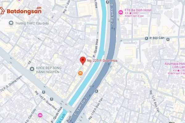 Ngõ 225 Quan Hoa: Vị trí, giao thông và bất động sản xung quanh