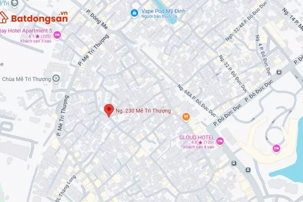 Ngõ 230 Mễ Trì Thượng: Vị trí, giao thông và bất động sản xung quanh