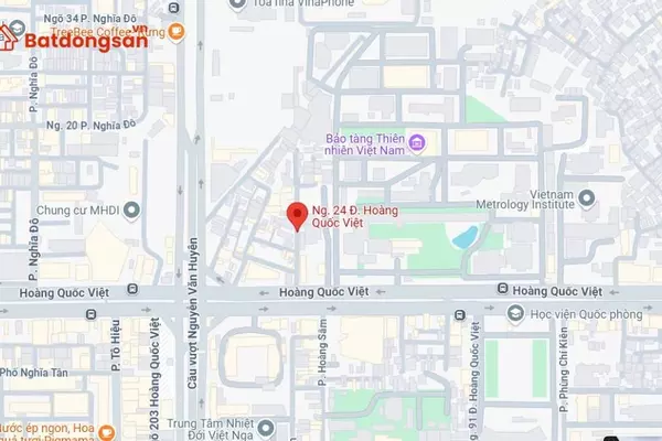 Ngõ 24 đường Hoàng Quốc Việt: Vị trí, giao thông và bất động sản xung quanh