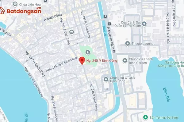 Ngõ 245 phố Định Công: Vị trí, giao thông và bất động sản xung quanh
