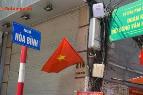 Ngõ Hòa Bình: Vị trí, giao thông và bất động sản xung quanh