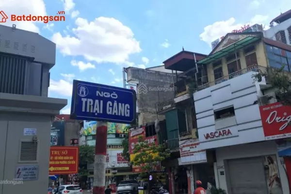 Ngõ Trại Găng: Vị trí, giao thông và bất động sản xung quanh