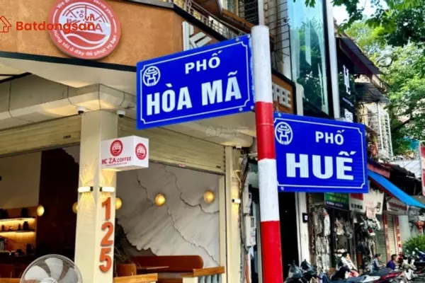 Phố Hòa Mã: Vị trí, giao thông và bất động sản xung quanh