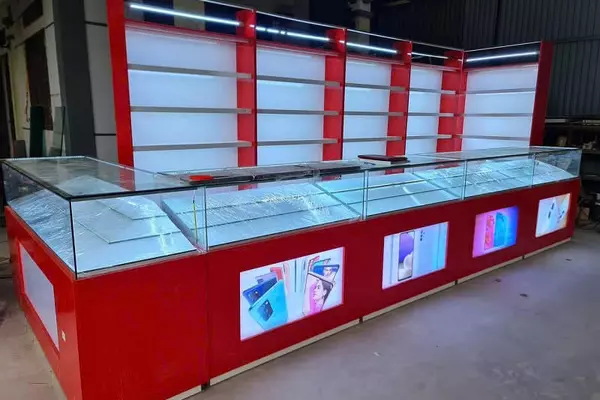 Thi Công Tủ Trưng Bày Điện Thoại Đẹp Giá Rẻ