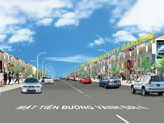 Mặt tiền vành đai 4 city garden