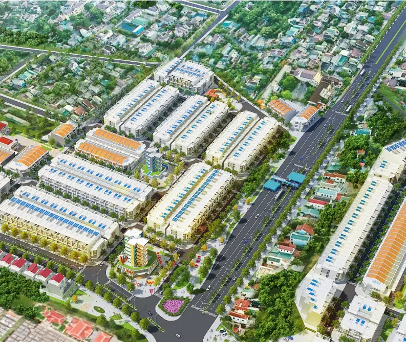 Epic Town Điện Thắng Phối cảnh tổng thể dự án Epic Town Điện Thắng