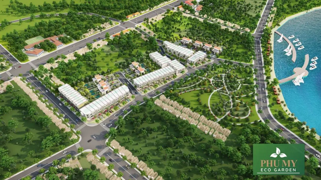 Phối cảnh tổng thể dự án Phú Mỹ Eco Garden Phối cảnh tổng thể dự án Phú Mỹ Eco Garden