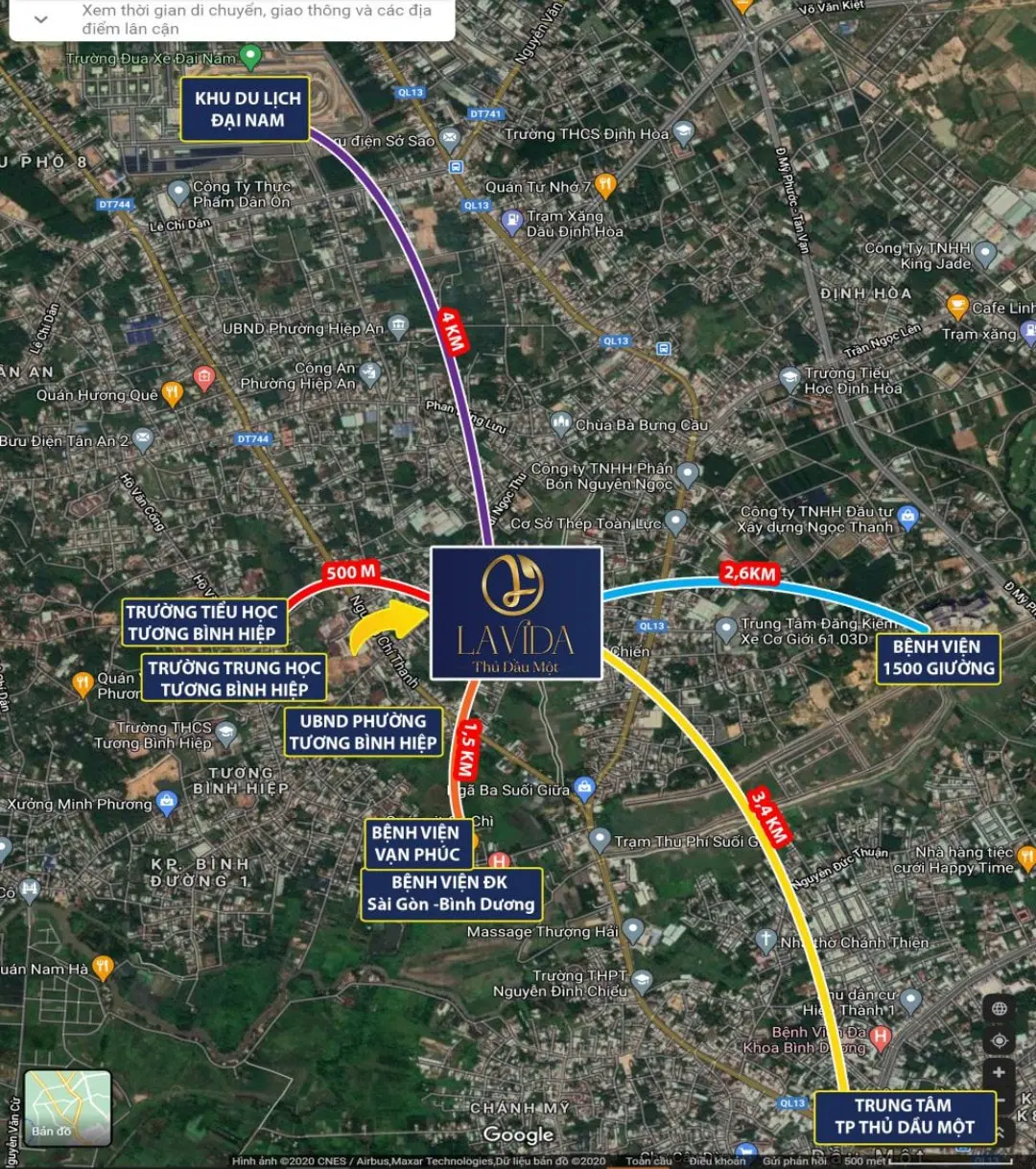 Liên kết tiện ích ngoại khu dự án Lavida Thủ Dầu Một Liên kết tiện ích ngoại khu dự án Lavida Thủ Dầu Một