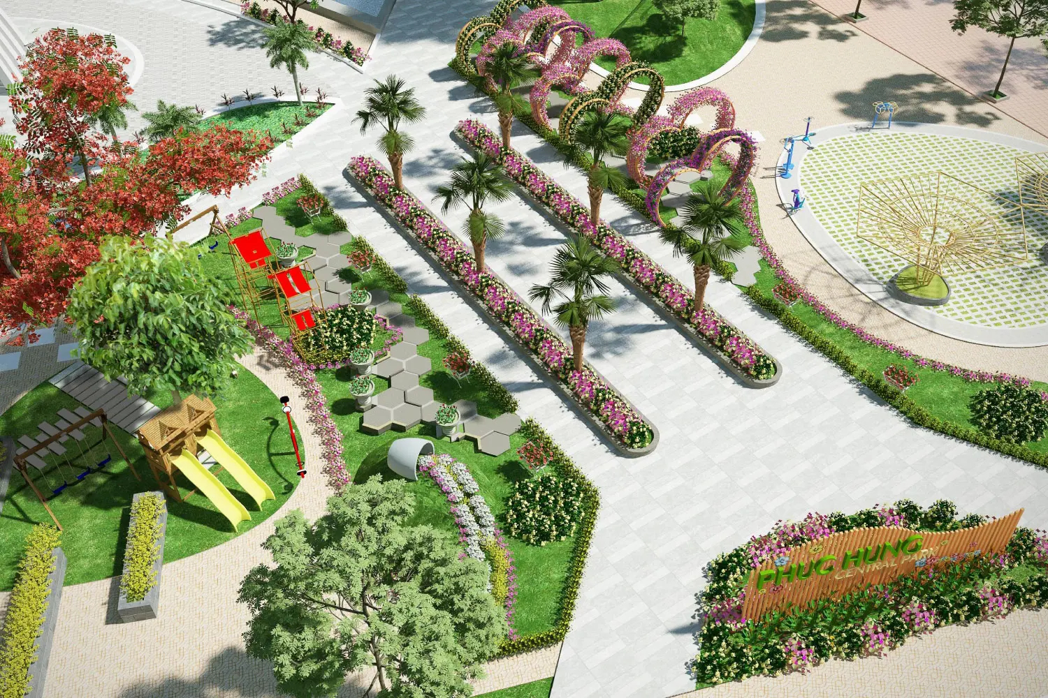 Công viên Phúc Hưng Central Park Công viên Phúc Hưng Central Park