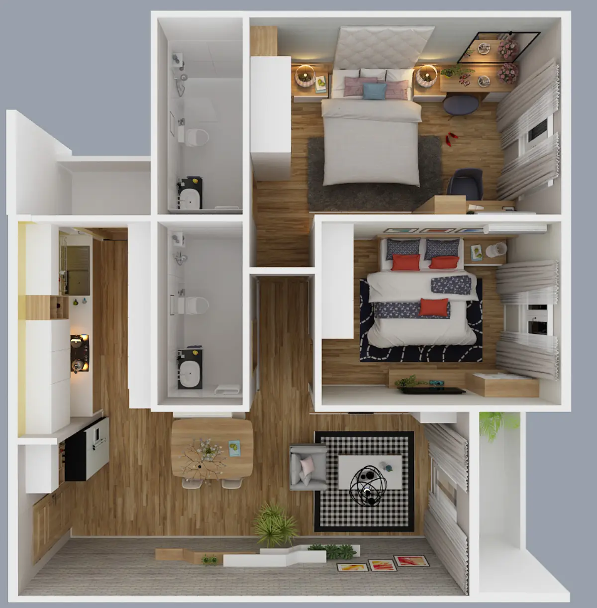 Diamond Riverside thiet ke